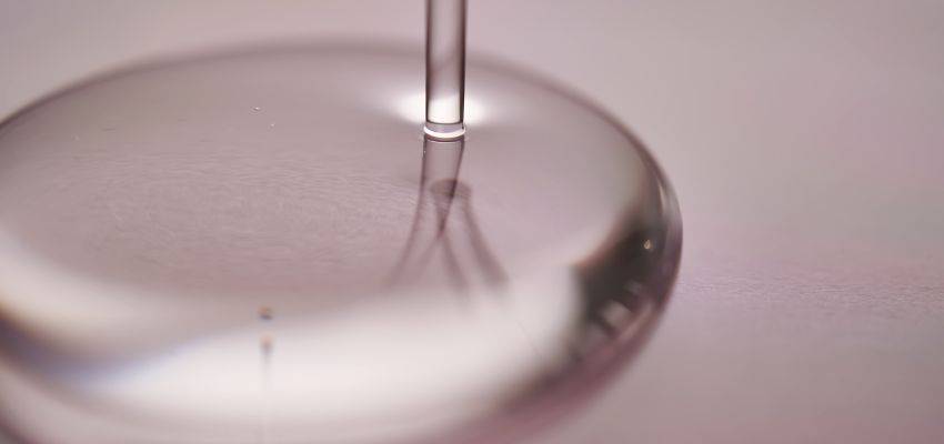 A liquid of retinol.